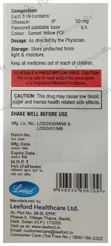 Ofron 50gm Oral Suspension 30ml