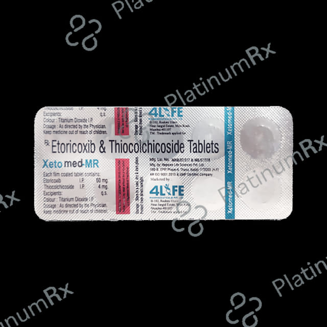 Xetomed 60/4mg Tablet MR 10s