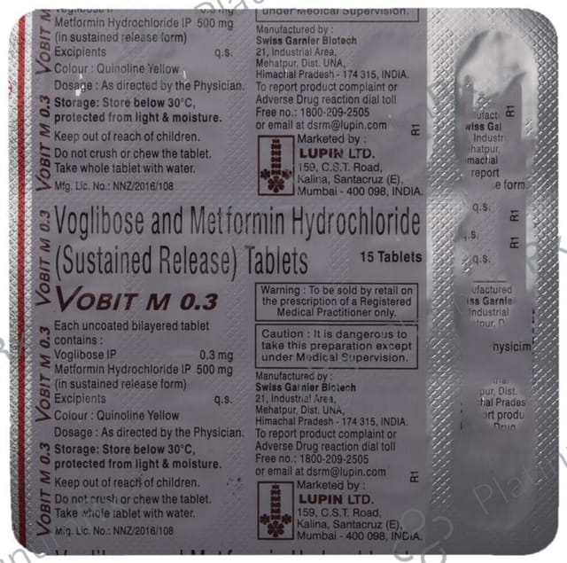 Vobit M 500/0.3mg Tablet SR 15s