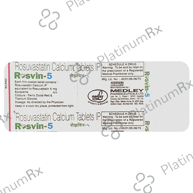 Rosvin 5mg Tablet 10s