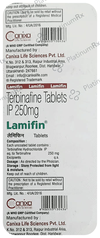 Lamifin 250mg Tablet 10s