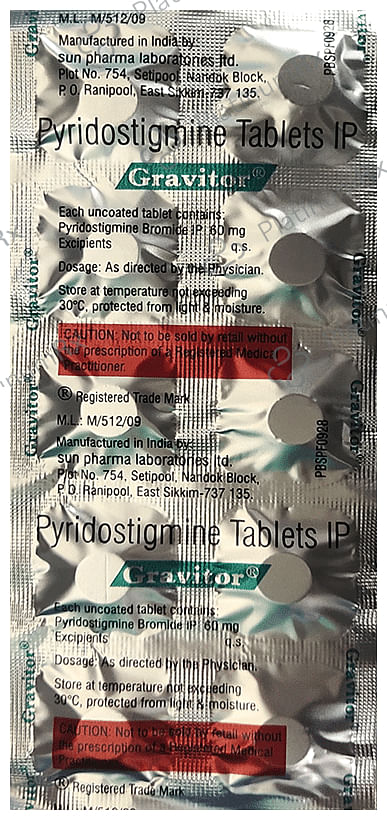 Gravitor 60mg Tablet 10s