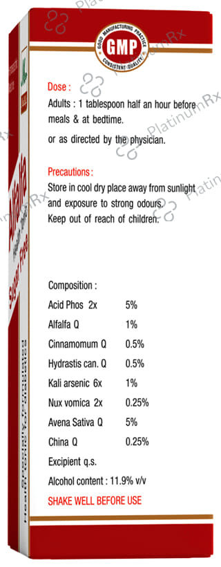 Medilife Alfalfa Health Tonic Sugar Free 200 ml