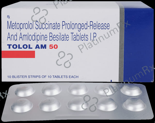Tolol AM 50 5/50mg Tablet PR 10s