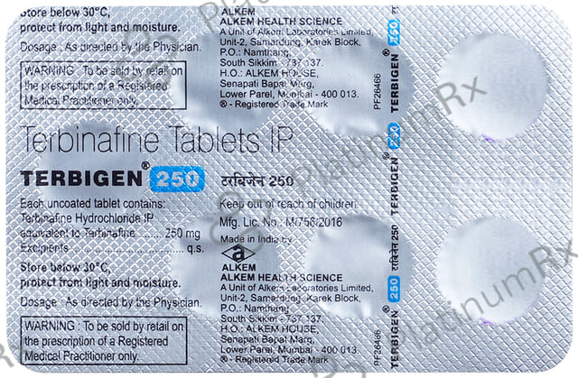 Terbigen 250mg Tablet 7s