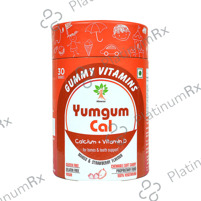 Yumgum Cal Strawberry & Mango Vitamins Gummy