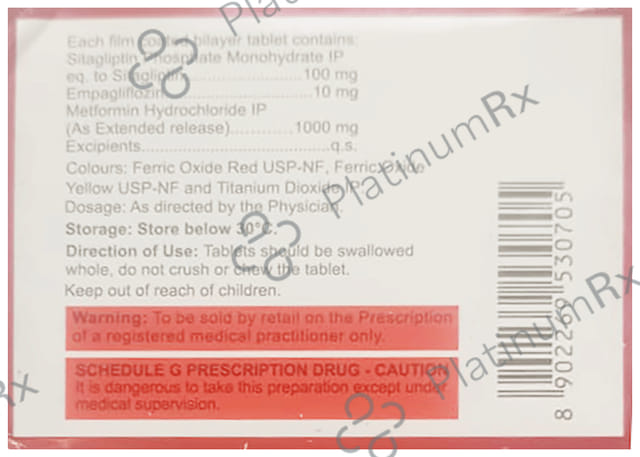 Alsita Em 10/1000mg Tablet 10s