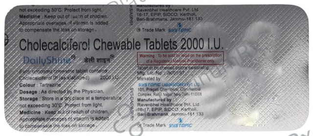 Dailyshine 2000IU Tablet 10s