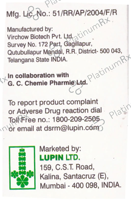 Cognistar 60mg Injection 1s