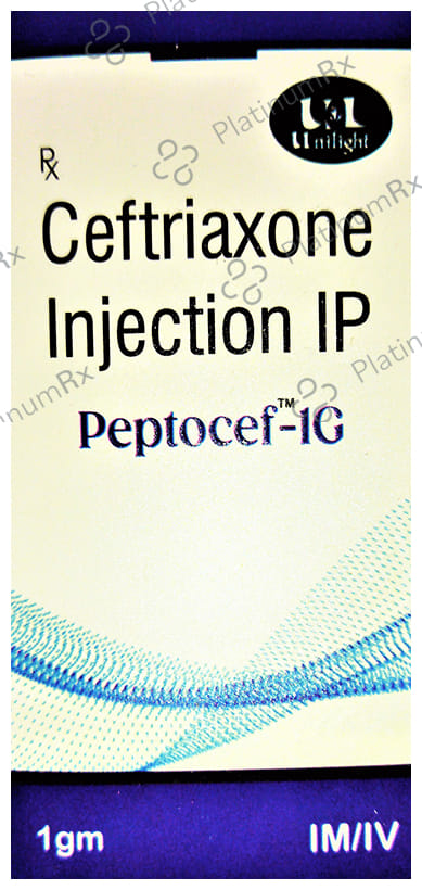 Peptocef 1G Injection