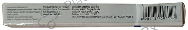 Dr Morepen MT 222 Digi Flexi Digital Thermometer