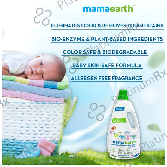 Mamaearth Plant-Based Laundry Detergent for Babies 1000 ml