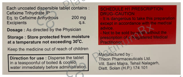Myzolix 200mg Tablet 200/60