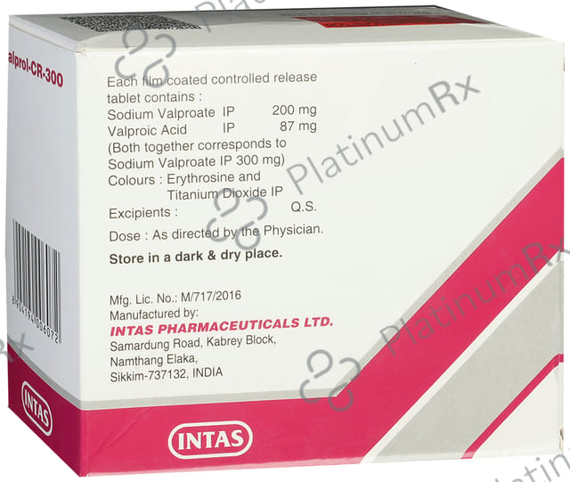 Valprol CR 200/87mg Tablet CR 15s