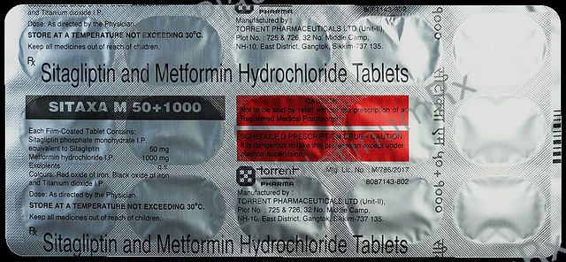 Sitaxa M 50/1000mg Tablet 15s