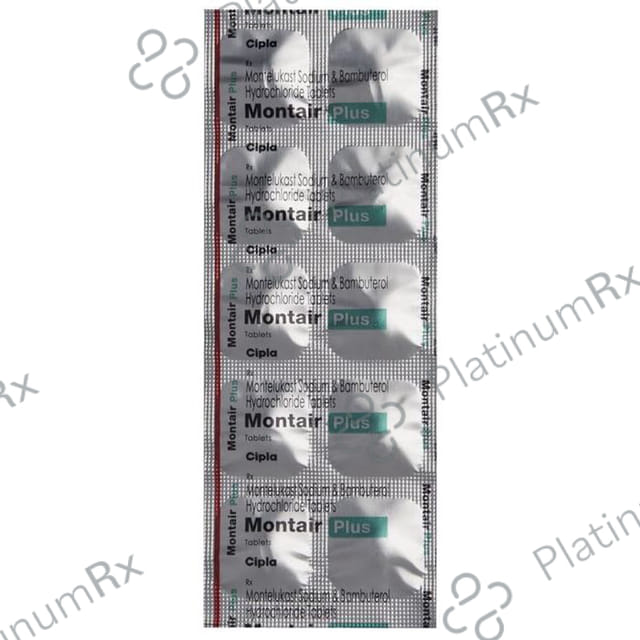 Montair Plus 10/10mg Tablet 10s