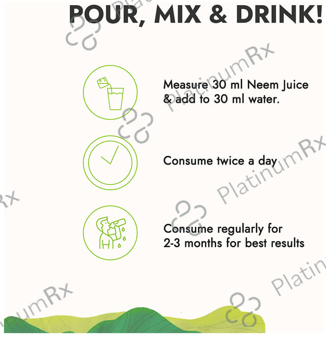 Kapiva Neem Juice - Supports Skin & Hair Health - Helps Boost Immunity & Fight Infections