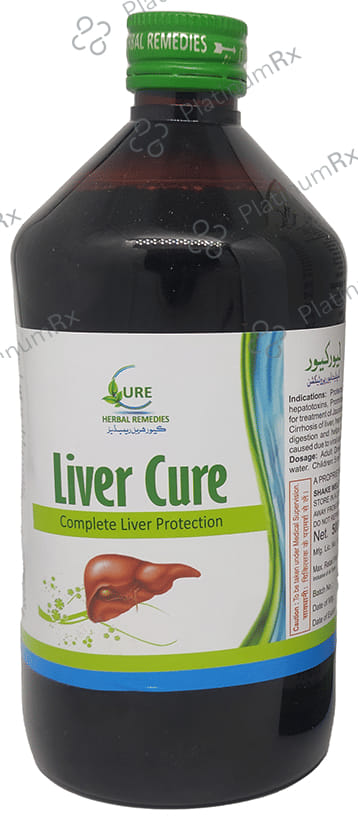 Cure Herbal Remedies Liver Cure Syrup 500 ml
