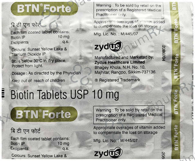 BTN Forte Tablet 30s