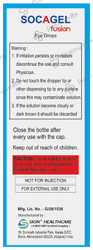 Socagel Fusion Eye Drop