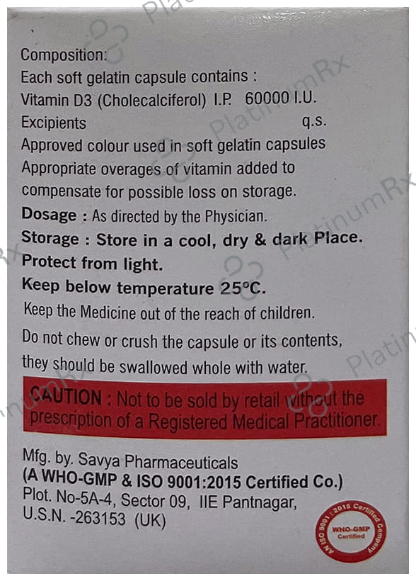 Bjocal-D3 Softgel Capsule