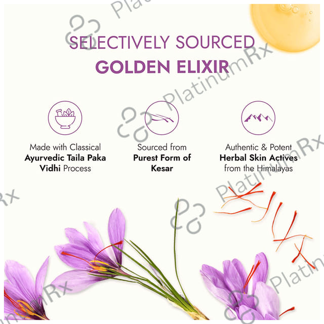 Kapiva Kapiva Kumkumadi Glow Face Oil (30 ml) - For Glowing Skin - Helps Reduce Dark Spots & Pigmentation Oil