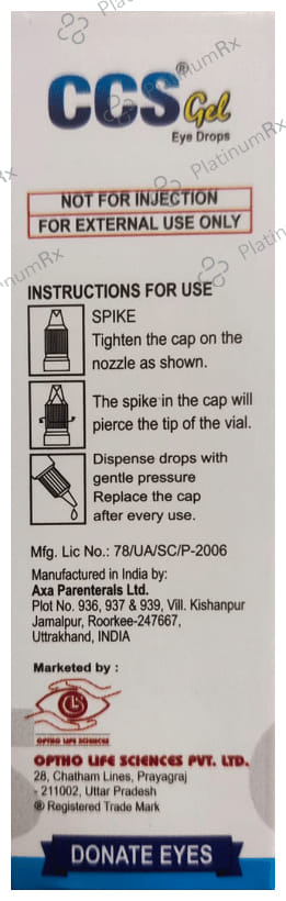 CCS 1% Eye Drop 10ml