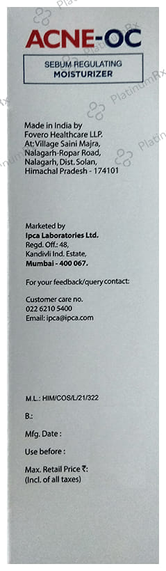 Acne OC Sebum Regulating Moisturizer 75gm