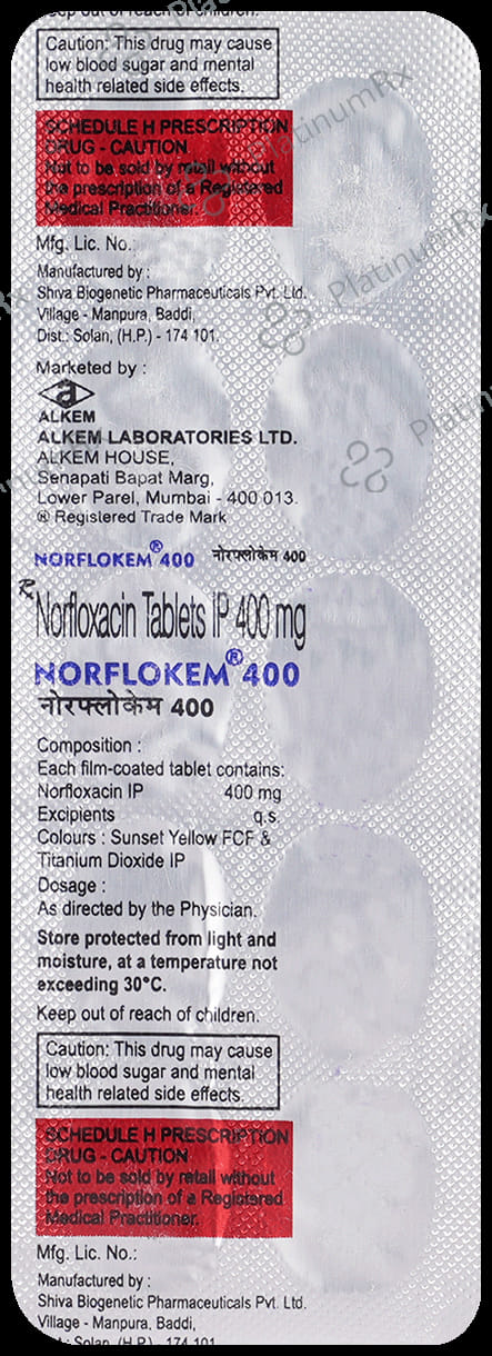 Norflokem 400mg Tablet