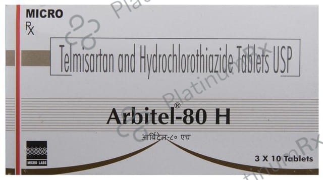 Arbitel 80H 12.5/80mg Tablet 10s