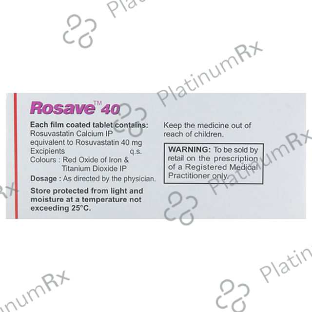 Rosave 40mg Tablet 10s