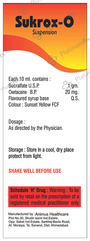 Sukrox-O Oral Suspension