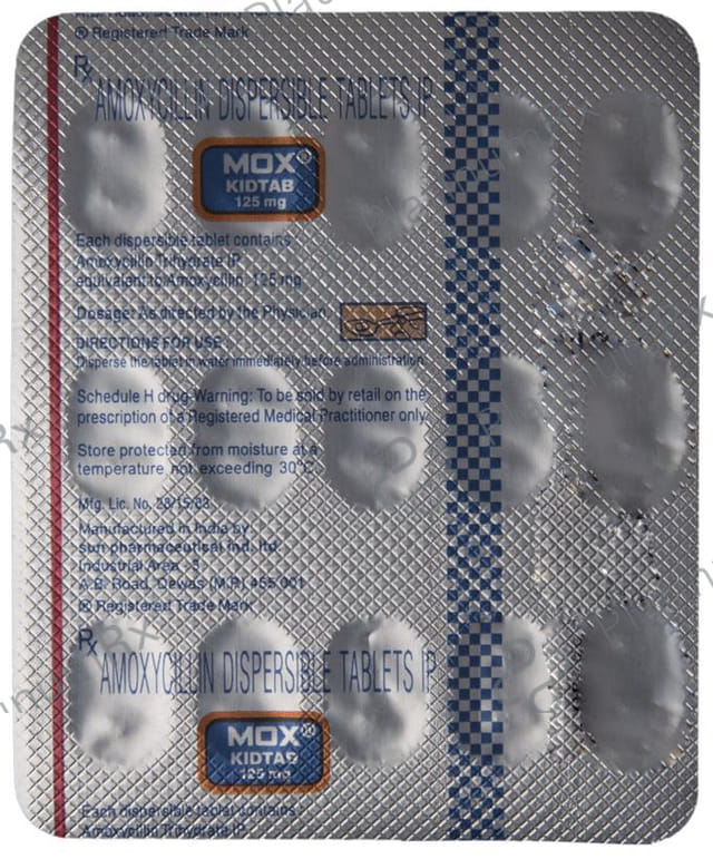 Mox Kid 125mg Tablet DT 15s