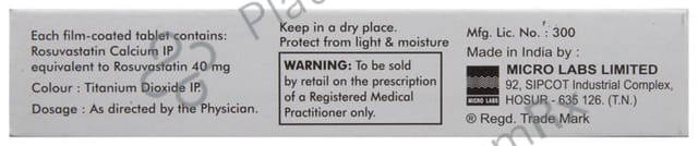 Turbovas 40mg Tablet 10s