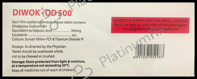 Diwok OD 500mg Tablet ER 10s