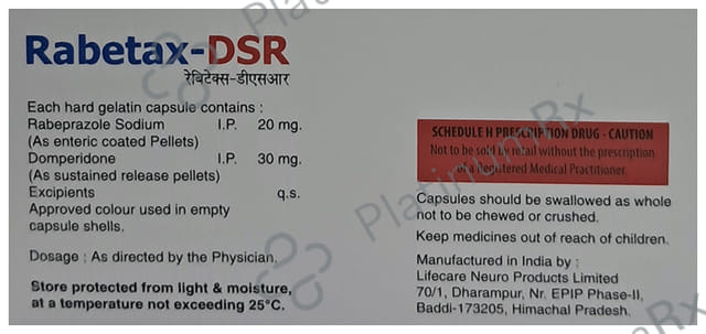 Rabetax DSR 30/20mg Capsule 10s