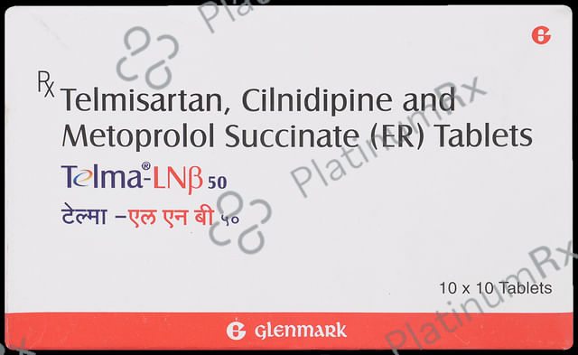 Telma LNB 50mg Tablet ER 10s