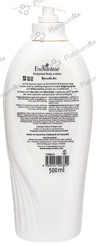 Enchanteur Perfumed Body Lotion Romantic