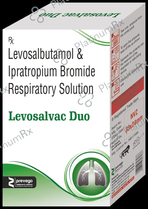 Levosalvac Duo 1.25mg/500mcg Respules 1X2.5ml