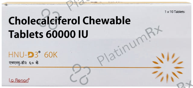 Hnu D3 60K Chewable Tablet