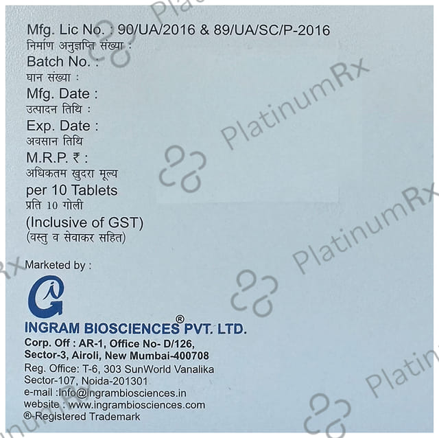 Obgram 300mg Tablet ER 10s