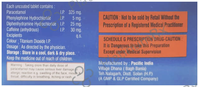 Ruthflam Cold Tablet 10s