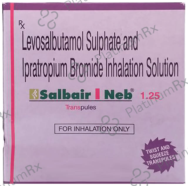 Salbair I Neb 1.25 Transpules 2.5ml