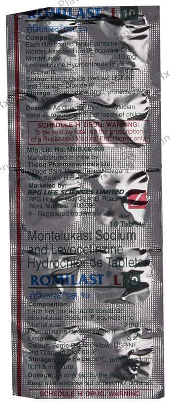Romilast L 5/10mg Tablet 10s