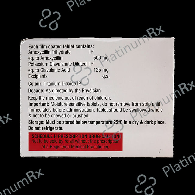 Clavinox 500mg/125mg Tablet