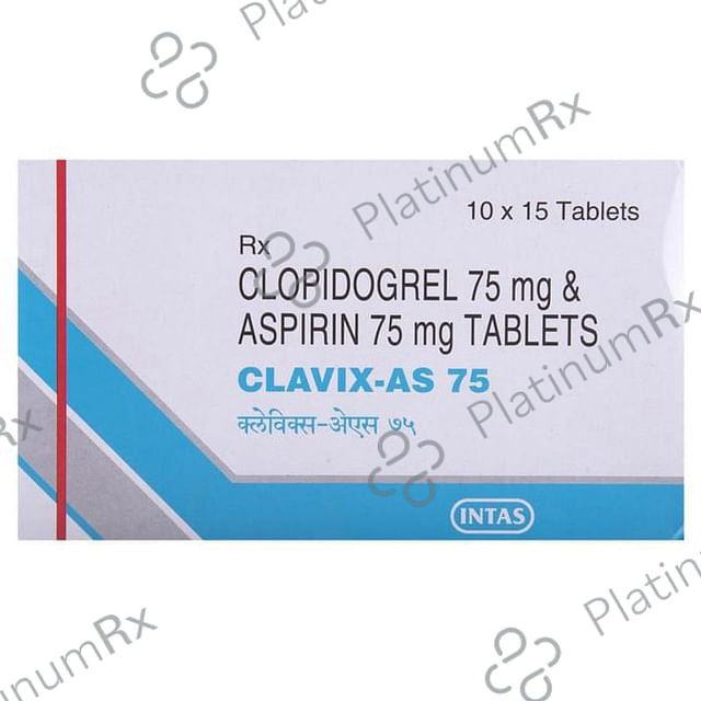 Clavix-AS 75 Tablet 10 Tablet