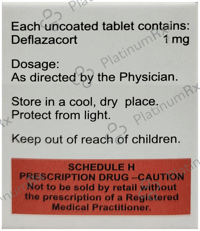 Defcort 1mg Tablet 10s