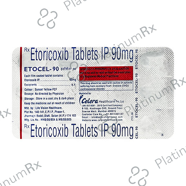 Etocel 90mg Tablet 10s