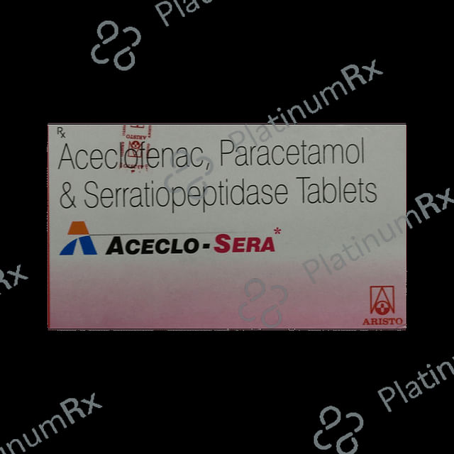 Aceclo Sera 100/325/15mg Tablet 10s