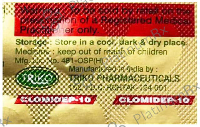 Clomidep 10mg Tablet 10s